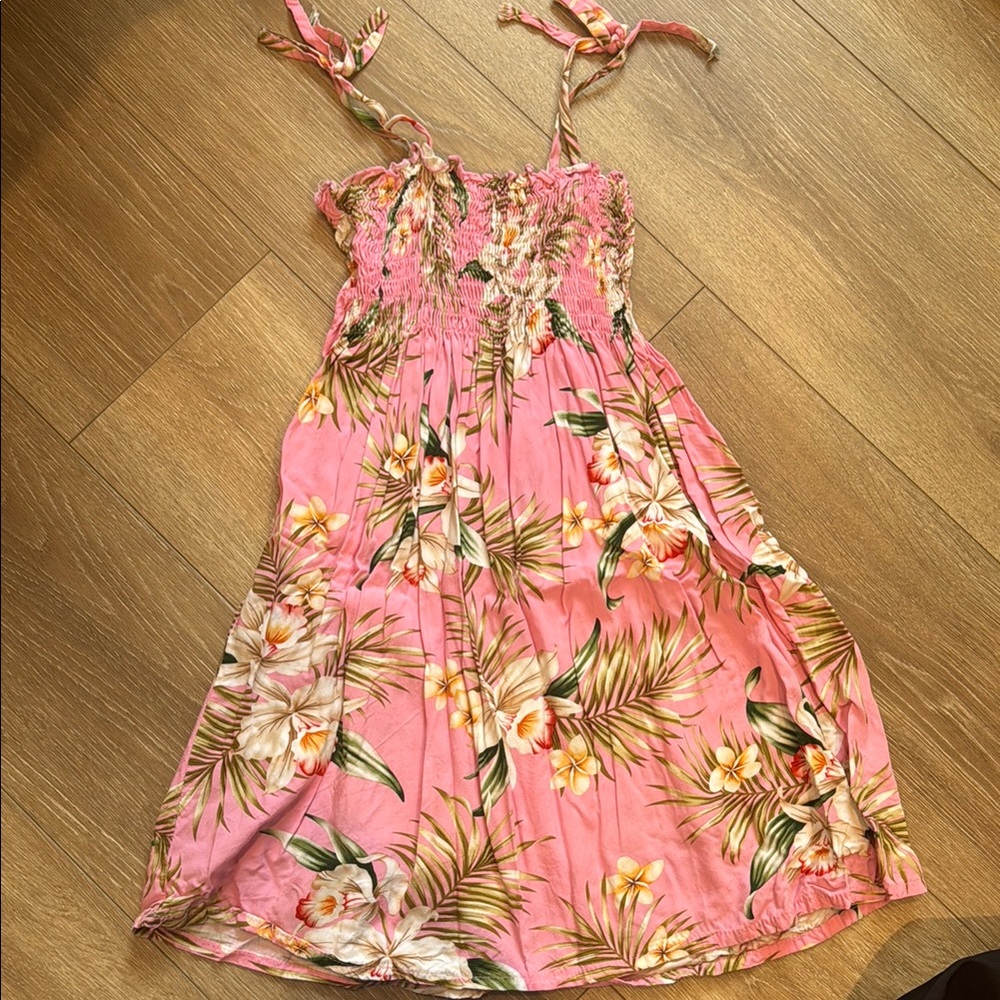 Pink Floral Sundress